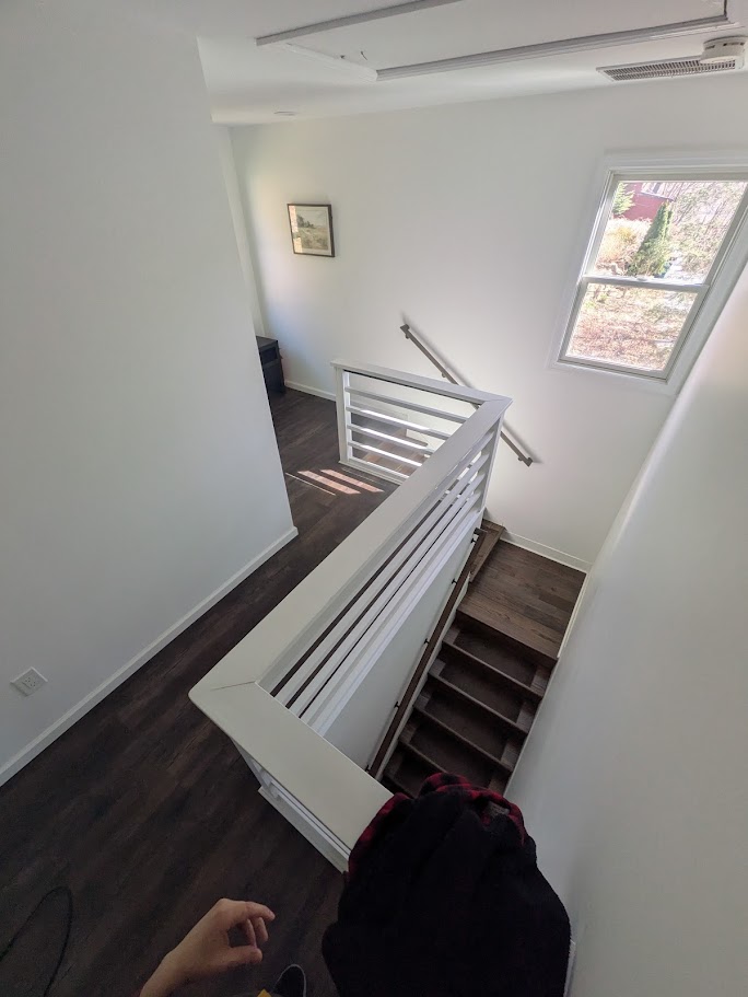 Upstairs hallway and staircase
